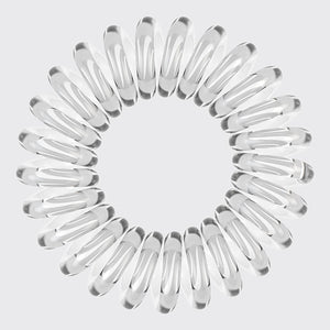 Spiral Hair Ties 8 Pack - Clear