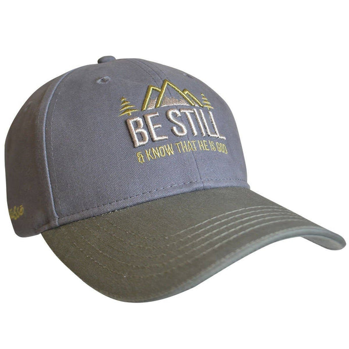 Kerusso Mens Cap Be Still: Dark Grey Green