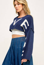 Load image into Gallery viewer, I Love You Bolero Cropped Sweater