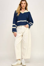 Load image into Gallery viewer, HO Sailor Two-Tone Sweater