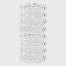 Load image into Gallery viewer, Spiral Hair Ties 8 Pack - Clear