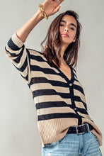 Load image into Gallery viewer, Cozy and Free Striped Cardigan