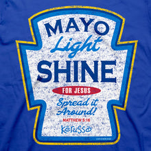 Load image into Gallery viewer, Kerusso Christian T-Shirt Mayo Light Shine