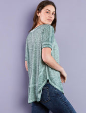 Load image into Gallery viewer, Desert Sage Oversized Slub Tee