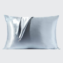 Load image into Gallery viewer, Standard Satin Pillowcase - Haze Blue