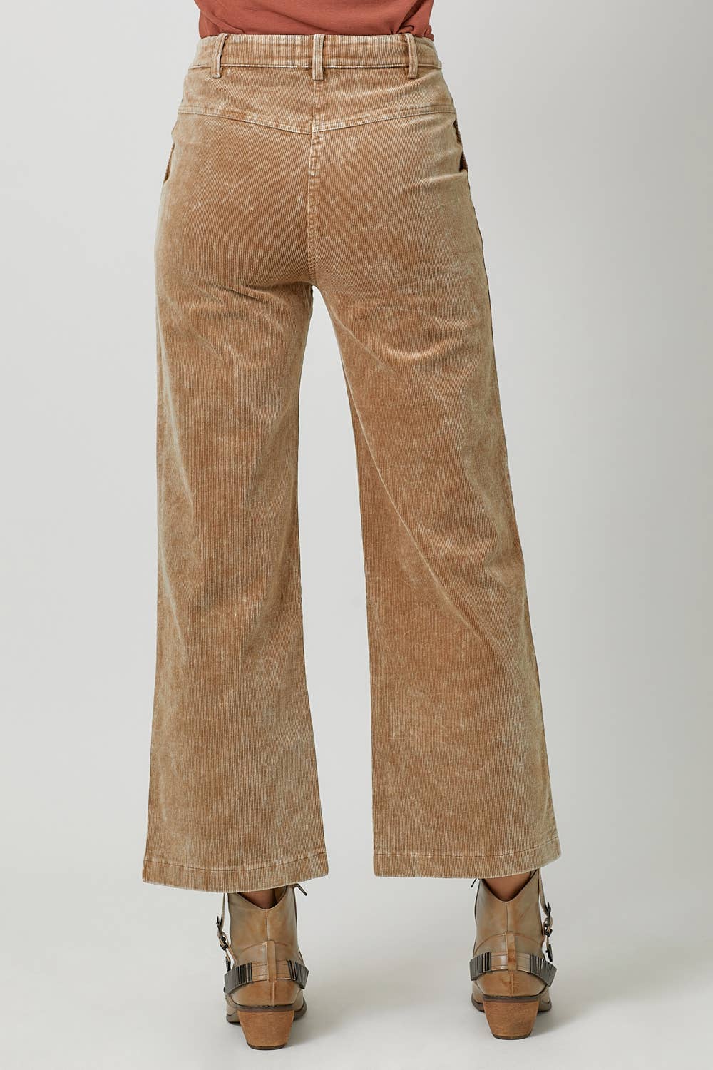 Acid Washed Corduroy Trousers