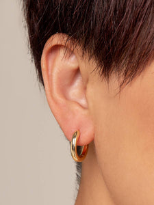 Small Chunky Huggie Earring