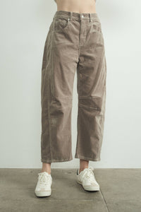 Corduroy  Barrel Jeans