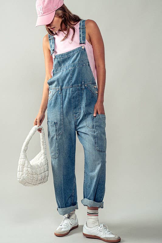 Cari Denim Overalls