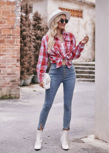 Crisp Morning Plaid Button Down Shirt