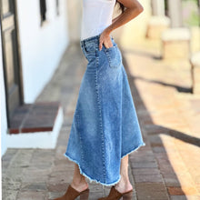 Load image into Gallery viewer, Selina Pieced Denim Maxi Skirt