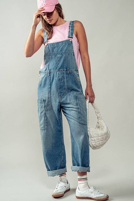 Cari Denim Overalls