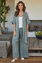 Load image into Gallery viewer, Italian Linen Pleated Palazzo Pant