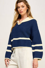 Load image into Gallery viewer, HO Sailor Two-Tone Sweater