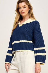 HO Sailor Two-Tone Sweater