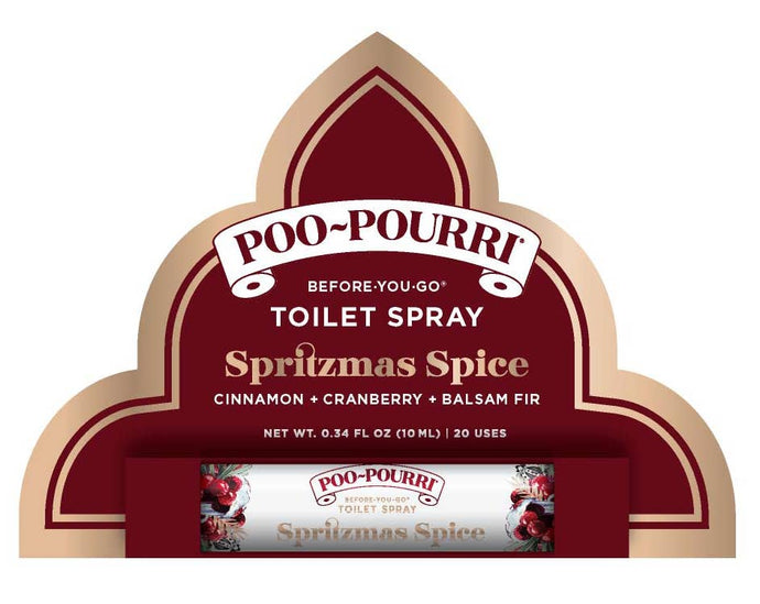 Poo~Pourri Spritzmas Spice 10ml, Holiday Travel Size