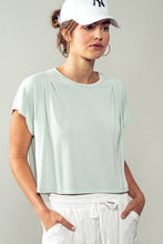 Load image into Gallery viewer, Cap Sleeve Tee in Mint