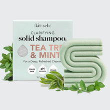 Load image into Gallery viewer, Tea Tree + Mint Clarifying Shampoo Bar