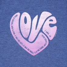 Load image into Gallery viewer, Grace &amp; Truth Womens T-Shirt Love Heart