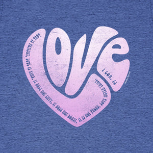 Grace & Truth Womens T-Shirt Love Heart