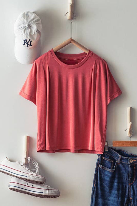 Crop Cap Sleeve Tee