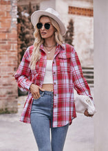 Load image into Gallery viewer, Crisp Morning Plaid Button Down Shirt