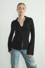 Load image into Gallery viewer, Bella Front Slit Sweater