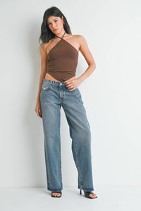 Low Rise Slouch in Vintage Wash