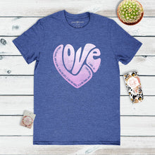 Load image into Gallery viewer, Grace &amp; Truth Womens T-Shirt Love Heart