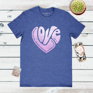 Grace & Truth Womens T-Shirt Love Heart