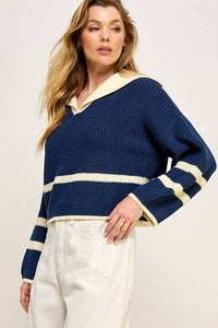 HO Sailor Two-Tone Sweater