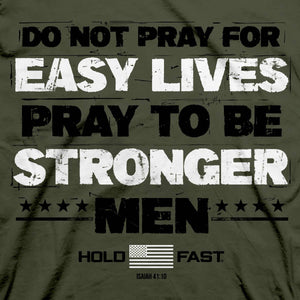 Hold Fast Mens T-Shirt Stronger Men