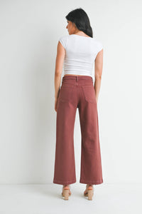 Patch Pocket Wide Leg