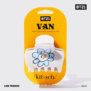 BT21 x Kitsch Recycled Plastic Puffy Claw Clip 1pc