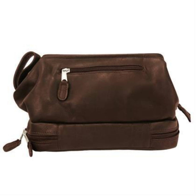 Handcrafted Leather Uptown Travel Bag in Cafe