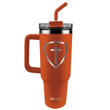 Load image into Gallery viewer, Cross Shield Steel Mug