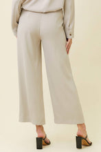 Load image into Gallery viewer, Warm Grey Wide Leg Trouser