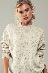 Sustainable Speckle Knit Sweater