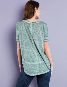 Desert Sage Oversized Slub Tee