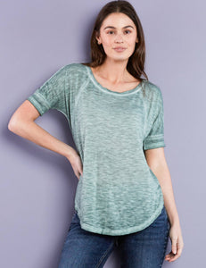 Desert Sage Oversized Slub Tee