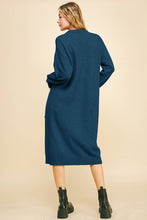 Load image into Gallery viewer, Cascade Slit Sweater Dress