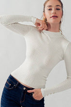 Load image into Gallery viewer, Hailee Cable Knit Mock Turtleneck