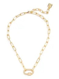 Pave' Diamond Charm Necklace