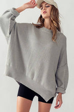 Load image into Gallery viewer, Oversized Side Slit Cozy Sweater