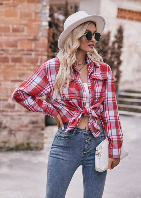 Crisp Morning Plaid Button Down Shirt