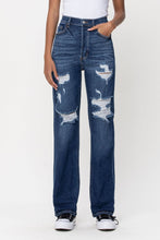 Load image into Gallery viewer, Distressed Dad Jeans