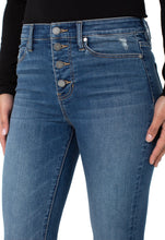 Load image into Gallery viewer, Abby High-Rise Ankle Skinny Button Fly 28&quot;