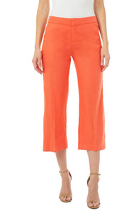 Wide Leg Cropped Trouser