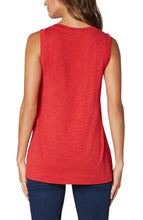 Load image into Gallery viewer, Sleeveless V Neck Tee