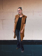 Load image into Gallery viewer, Long Felted Cardigan Vest